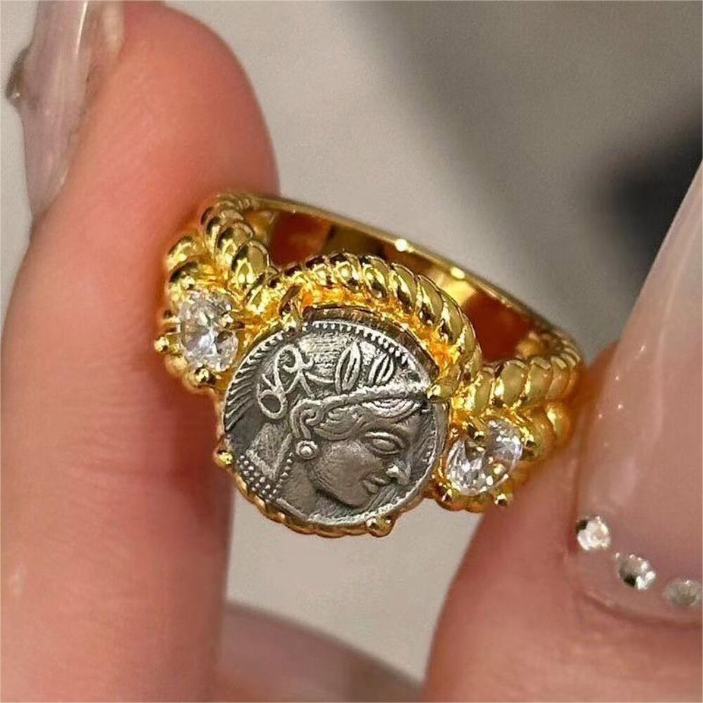 Cameo Heads Ancient Greek Carved Rings